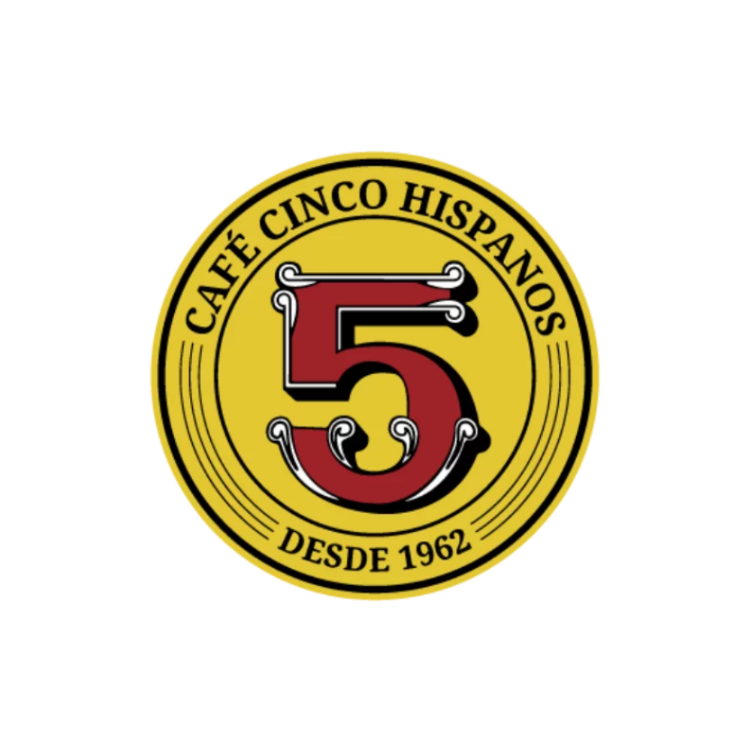 Logo cafe 5 hispanos